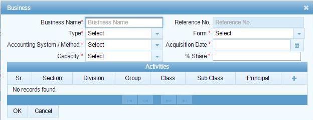 NTN Registration - Business Details