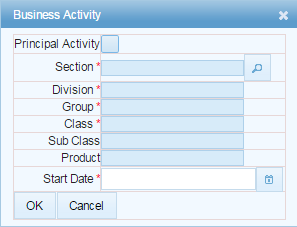 NTN Registration - Business Activity