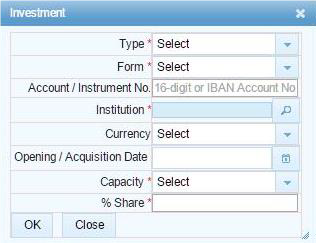 NTN Registration - Investment