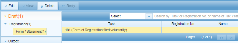 NTN Registration - Form 181