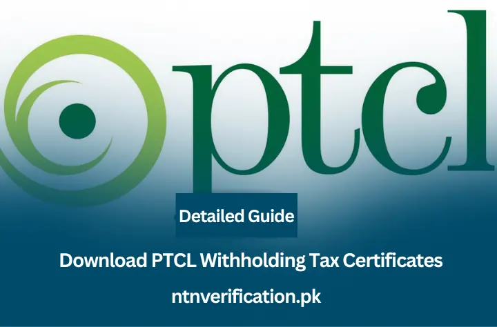 How to Download PTCL Tax Certificate